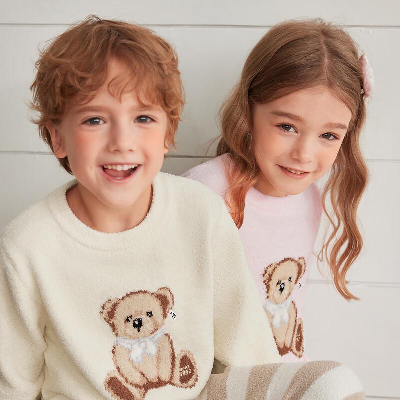 Minibala Teddy Bear Warm Fleece Pajama Set