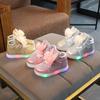 Zapatillas Led para niños, zapatos infantiles para niñas brillantes, zapatillas luminosas para niñas, zapatos para bebés y niños con suela retroiluminada