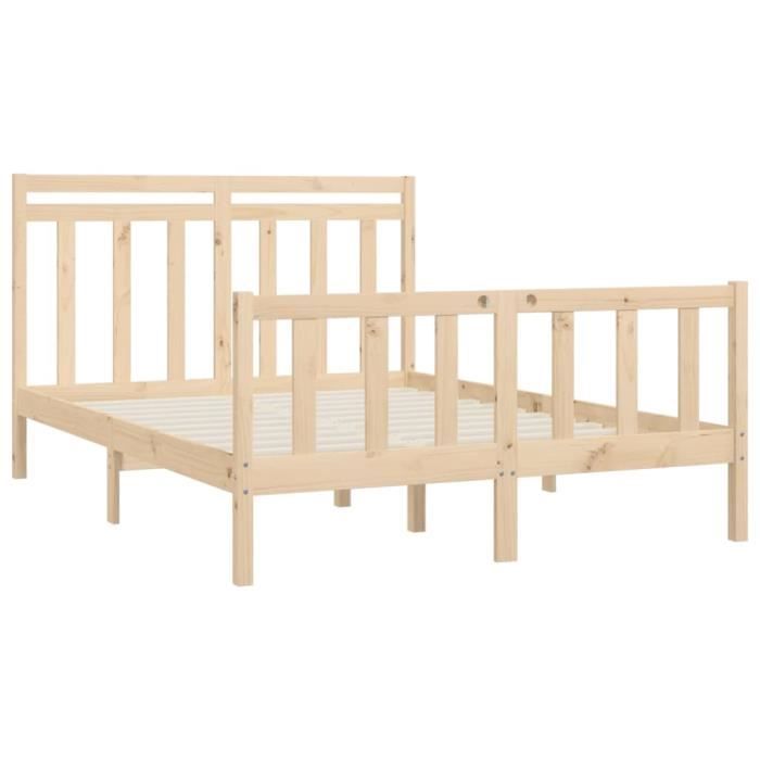 VidaXL Bed Frames Solid Pine Wood 120x200 Cm 3107023