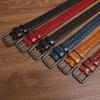 Genuine Belt Young Men'S Leather Woven Pin Buckle Belt First Layer Cowhide Handmade Woven Couple Versatile Belt