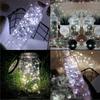 LED Silver Wire String Lights USB Holiday Fairy Lamp Copper Wire New Year Christmas Indoor Decoration With Remote Control