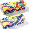 Giocattoli colorati da spremere Flowstone con colori texturizzati. Texture Morbida, Rimbalzo Lento Verso l'Alto, Giocattolo Regalo Perfetto per Alleviare lo Stress