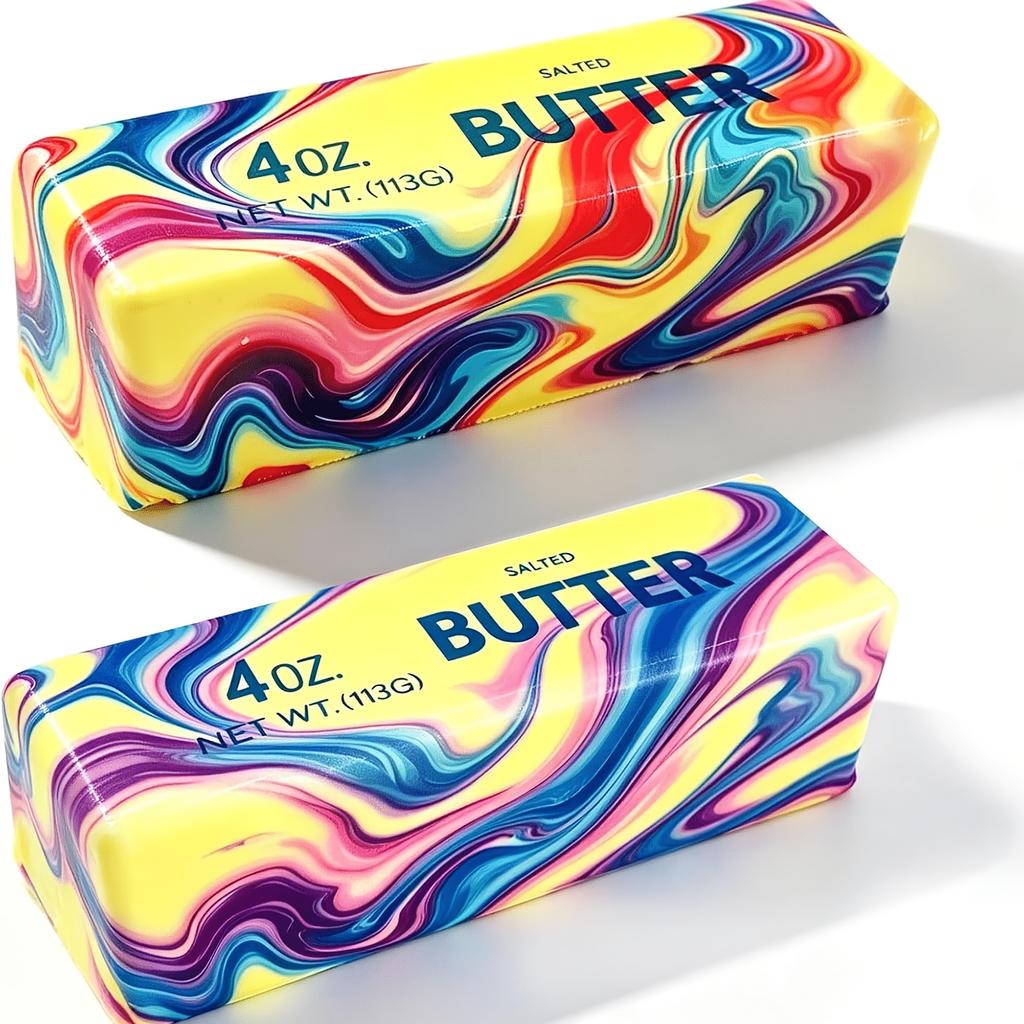 Giocattoli colorati da spremere Flowstone con colori texturizzati. Texture Morbida, Rimbalzo Lento Verso l'Alto, Giocattolo Regalo Perfetto per Alleviare lo Stress