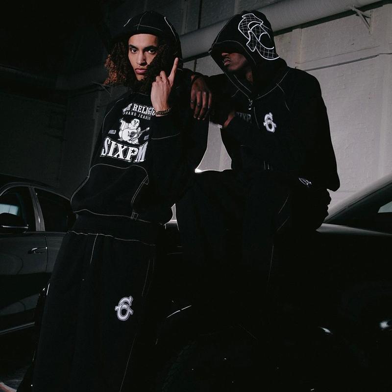 6PM UKDRILLDRIP Promi-Stil Hoodie-Set - Europäische & Amerikanische Hip Hop Streetwear