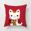 New Style of Lucky Cat Series Pillowcases, Home Office Sofa Pillow Cushion Covers, Seats