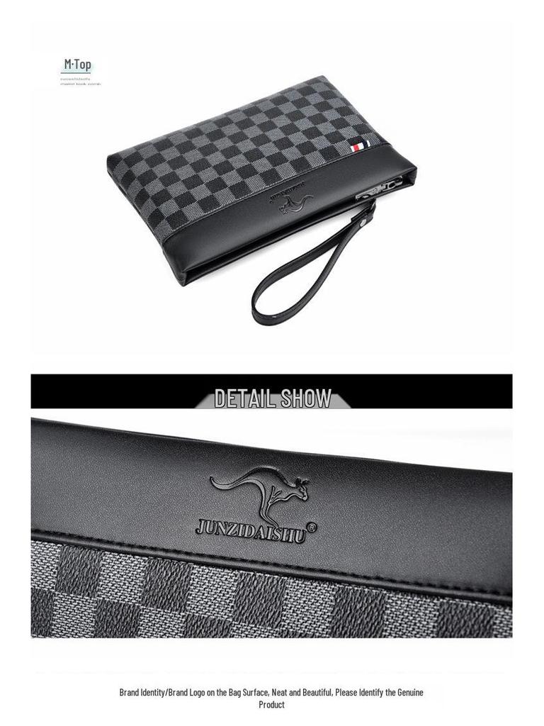 2024 Trendige Herren-Handclutch - Modische lässige Umschlag-Handtasche