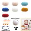 Christmas Crochet Girls Set Amigurumi Handmade Knittin Doll DIY Hook Materials Kit For Christmas Decoration Crafts Child Gifts