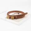 Women's Belt Genuine Leather Frosted Suede Retro High-end Decoration Women's Dress Accessories Belt
