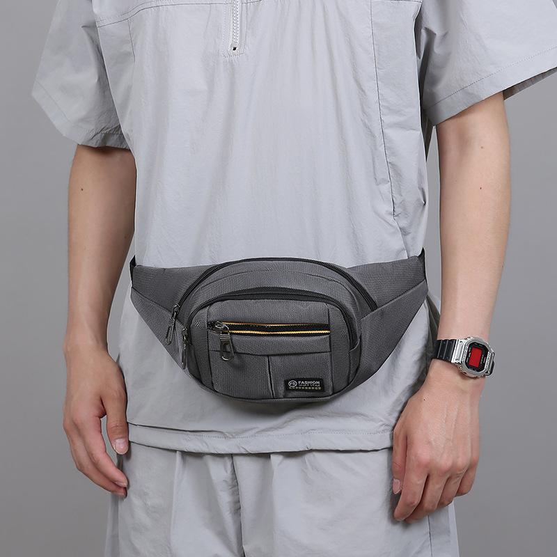 Multifunctional Portable Sports Purse Outdoor Leisure Simple One-shoulder Messenger Bag Large Capacity Portable Fashion Chest Bag Male