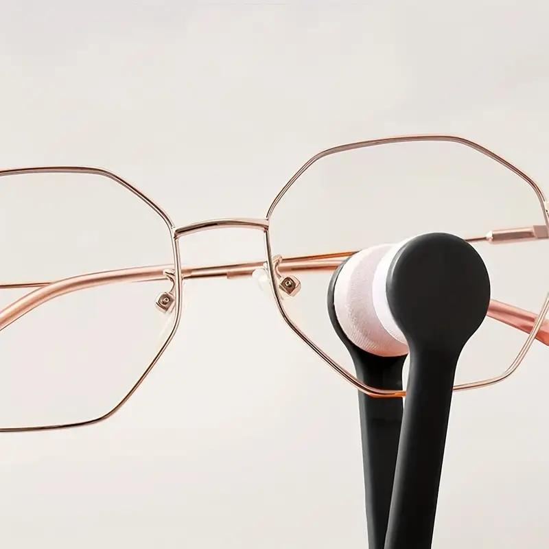 2pcs Portable Multifunctional sunglasses Glasses Microfiber glasses cleaning brush Cleaning tools