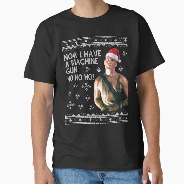 Die Hard Ho Ho Ho Christmas Santa Claus funny secret movie film t shirt S