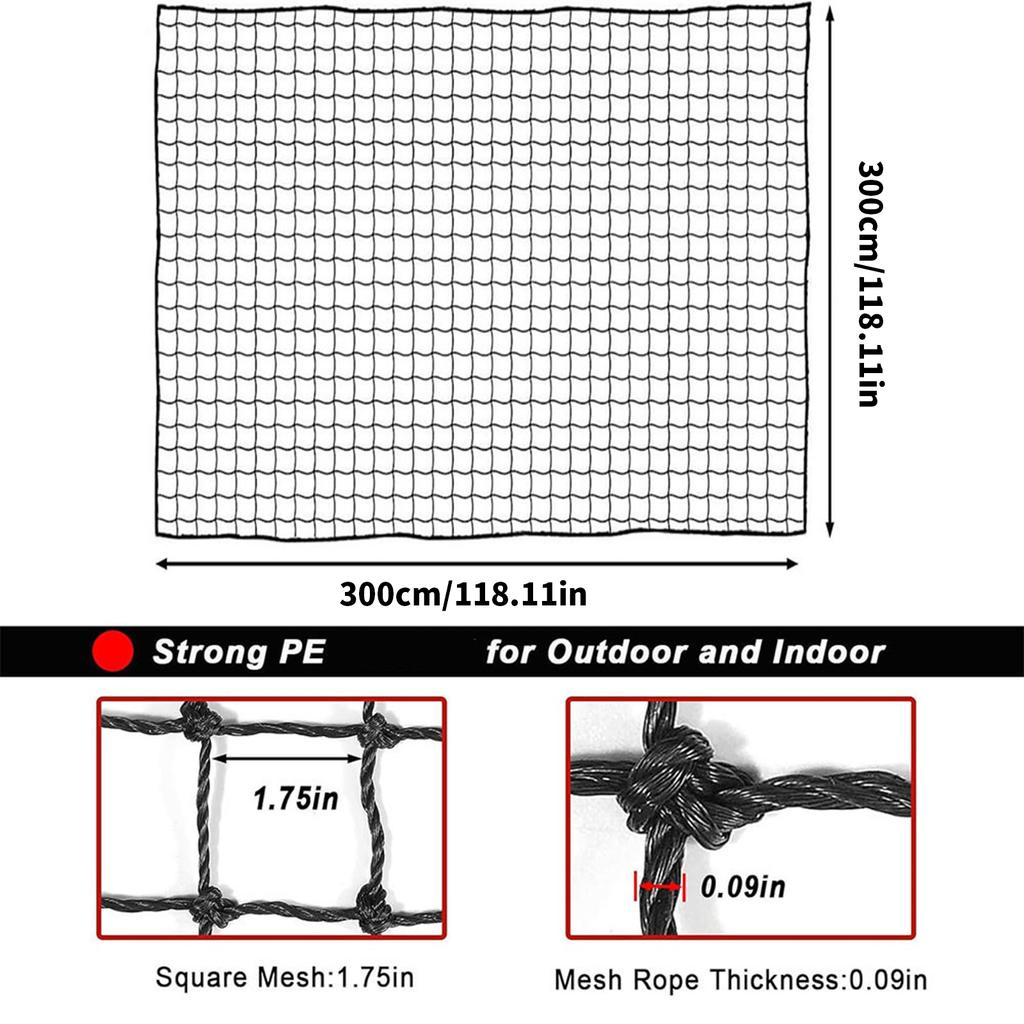 Multipurpose Baseball Training Net Outdoor Baseball Backstop Net Indoor Hitting Net for Golf Baseball Hockey Soccer