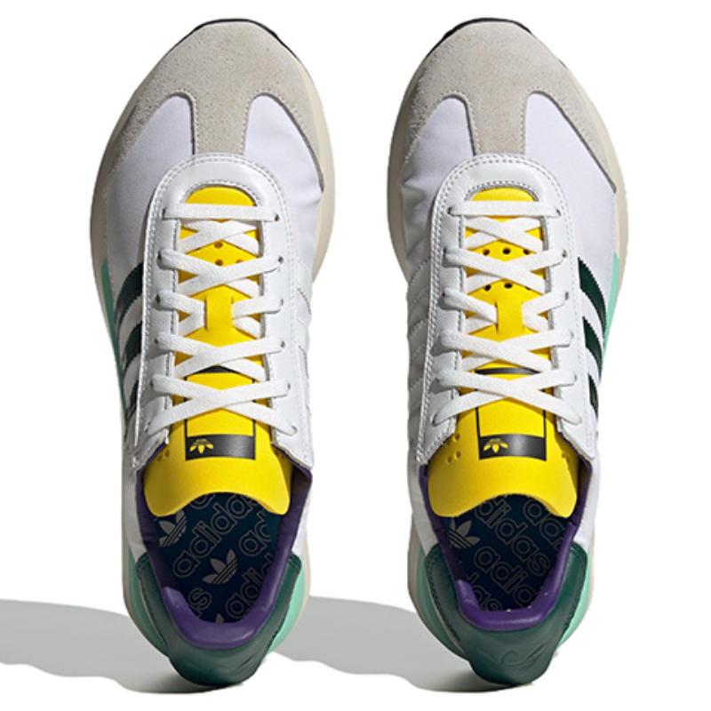 Adidas Country Xlg 'White Collegiate Green Yellow' Women's Sneakers IF8118