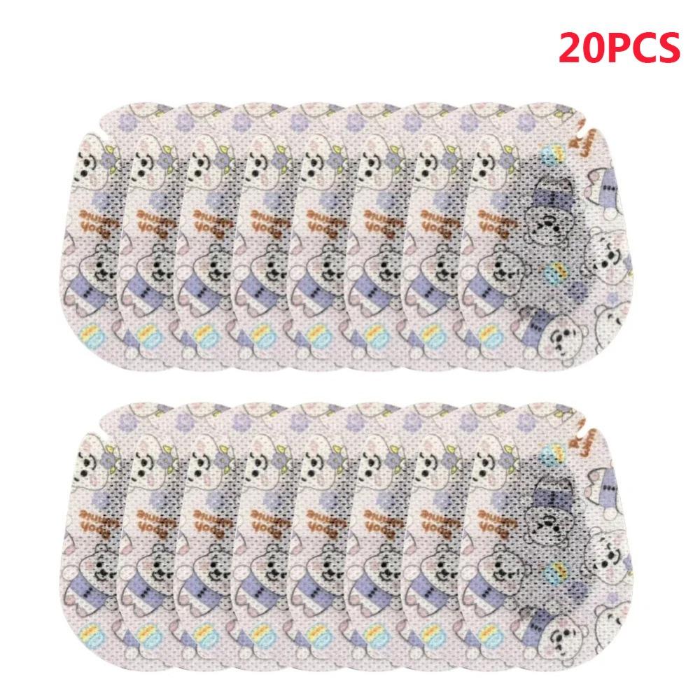 20Pcs Cartoon Pattern Kids Eye Patches Soft Vision Care Patch Amblyopia Eye Patches  for Girl Boy