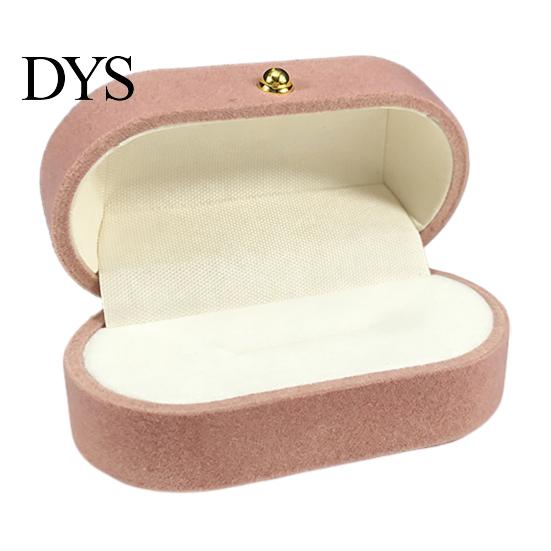 Small Velvet Jewelry Pouch Pearl Box, Anti-Scratch Lining Organizer with Golden Metal Bridal Keepsake Box Buckle, Decorative Storage Case for