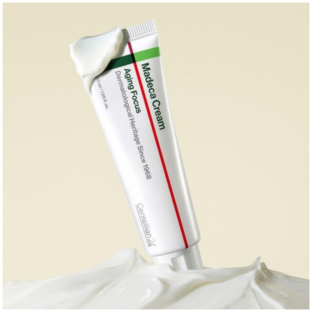 Dongkook Pharmaceutical Madeca Cream Aging Focus Anti-Wrinkle Firming Face Cream 50ml 1 Pack (50ml)