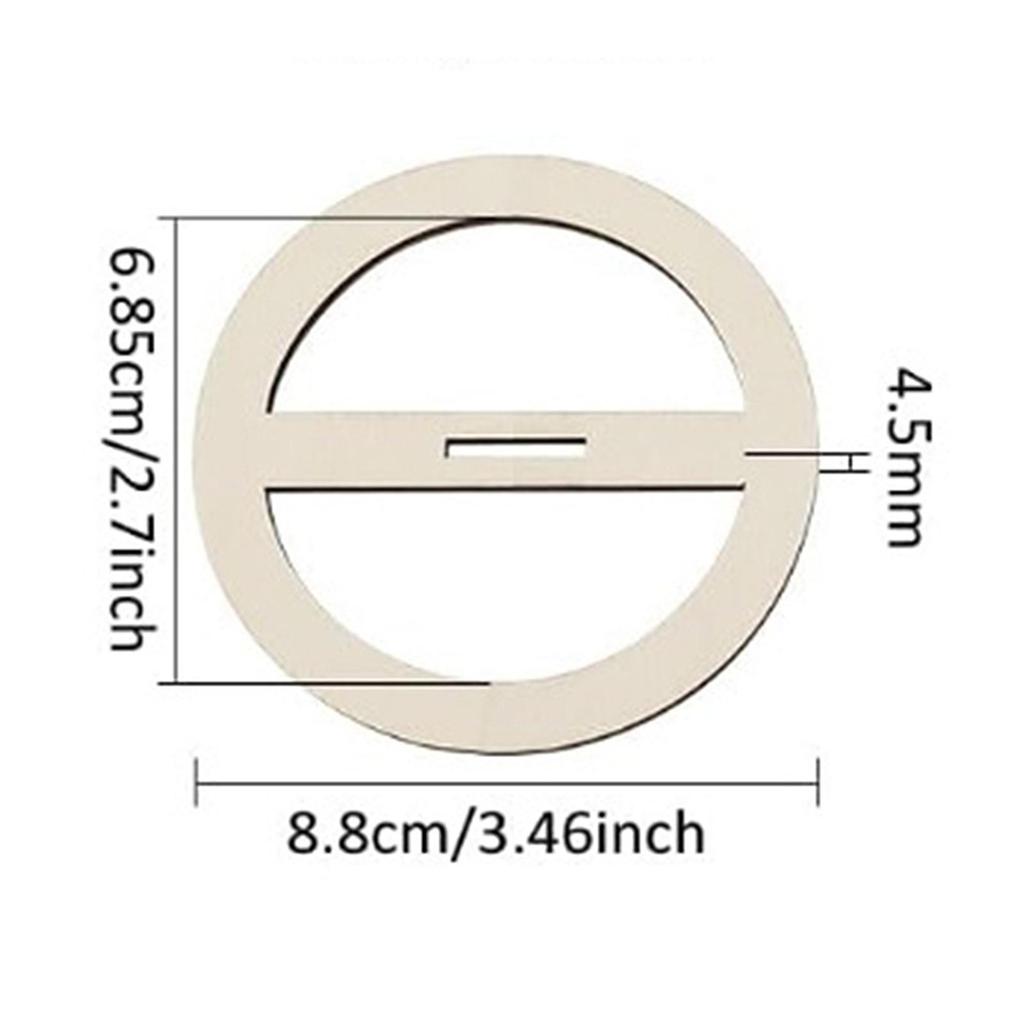 5Pcs Wood Candle Wick Centering Devices Hand Tool Lightweight Multifunction Candle Wick Holder for Candle Making Home Ornament