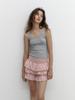 Asula Lace Jersey Cancan Skirt (Pink)