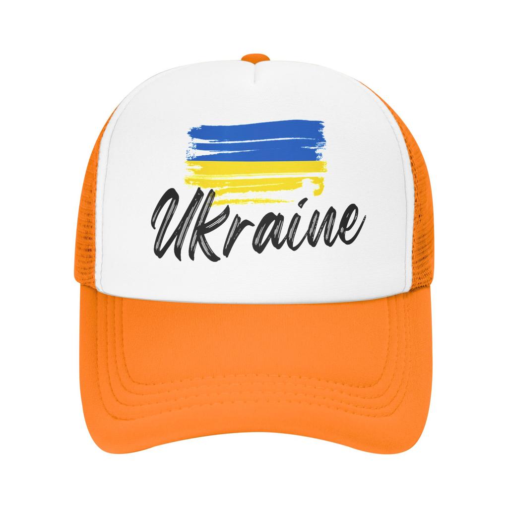 Ukraine Flag Ukrainian Mesh Baseball Caps Unisex Women HipHop Trucker Worker Cap Hat Adjustable Summer Trucker Cap