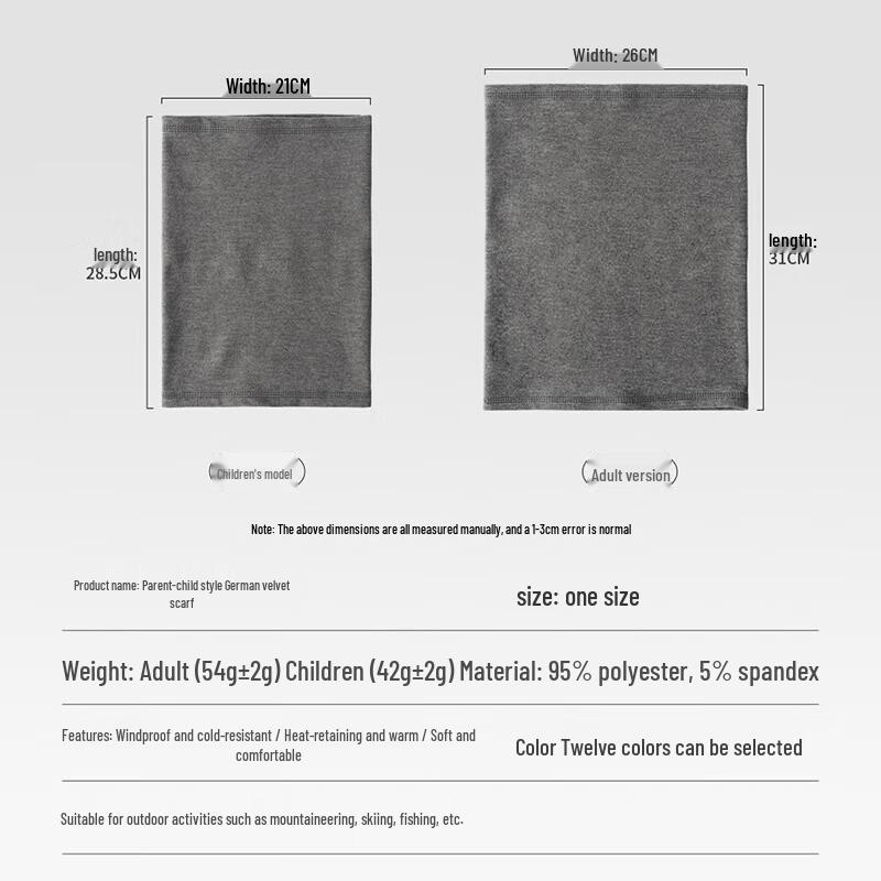 Fleece-lined Multi-functional Outdoor Neck Gaiter