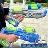 Pistol cu apă electric automat reîncărcabil cu lumină Jucărie de stropit de vară în aer liber pentru jocuri de petrecere pentru copii Cadouri
