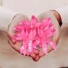 100 Pcs Breast Cancer Awareness Pins Pink Ribbon Lapel Pins Hope Power Love Fight Cancer Theme Fabric Pins Bulk For Charity