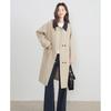 In Winter, The New Long and Loose Cotton Padded Contrast Cotton-padded Jacket.