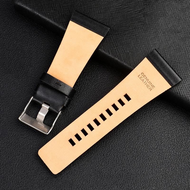 Genuine Leather Wrist Band for Diesel DZ7406 DZ7408 DZ4280 DZ4343 Watch Strap 22mm 24mm 26mm 28mm 30mm 32mm 34mm Men's Bracelet