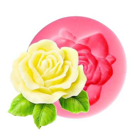 Rose Flower Silicone Fondant Cake Chocolate Sugar Craft Mold Cutter Baking Tool