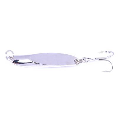 5pcs Fishing Spoons Lure, Casting Trolling Spoon Treble Hooks Metal Fishing Lure Baits Great for Fishing