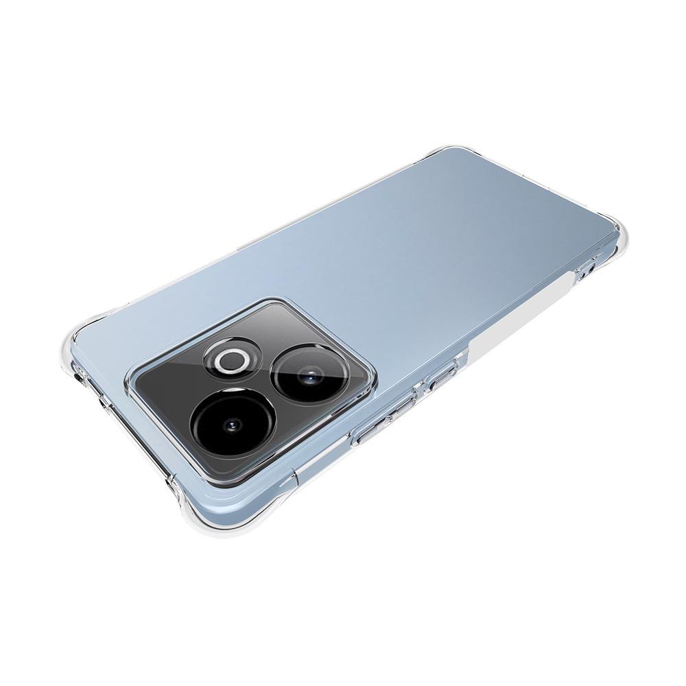 For Realme GT 7T 5G TPU Case WANLONFENG WL2 Series 2.0mm Phone Cover with 2Pcs Tempered Glass Films