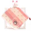 1Pcs 25x25cm Thicken Cotton Cartoon Love Bear Small Square Face Hand Towel With Loop Portable Absorbent Soft