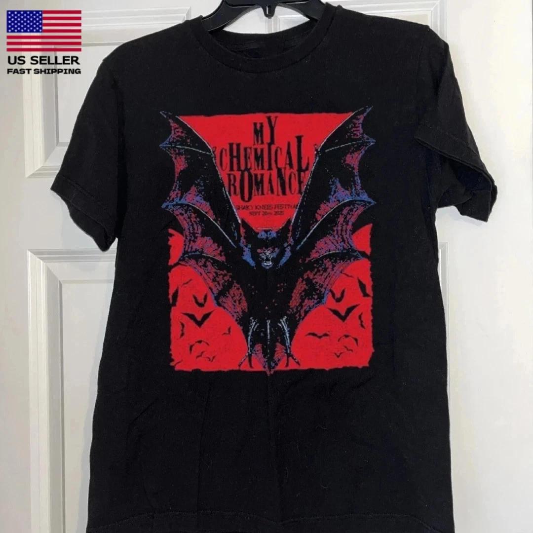 My Chemical Romance Sep 20, 2025 Shaky Knees Festival T Shirt Fastship M