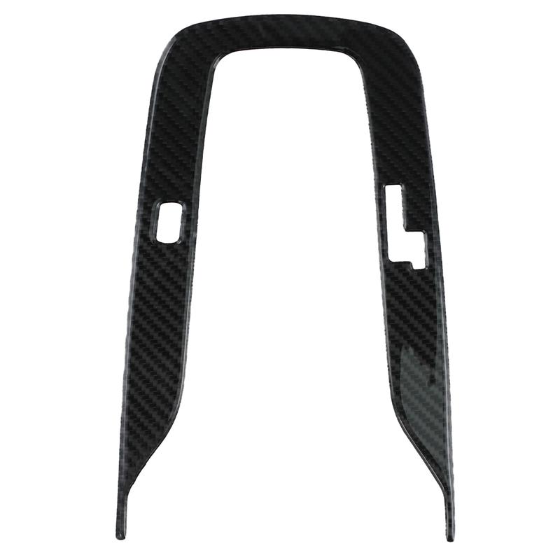 Protect your Car in Style with Carbon Fiber Gear Shift Frame Cover Stickers Set For Toyota For Corolla