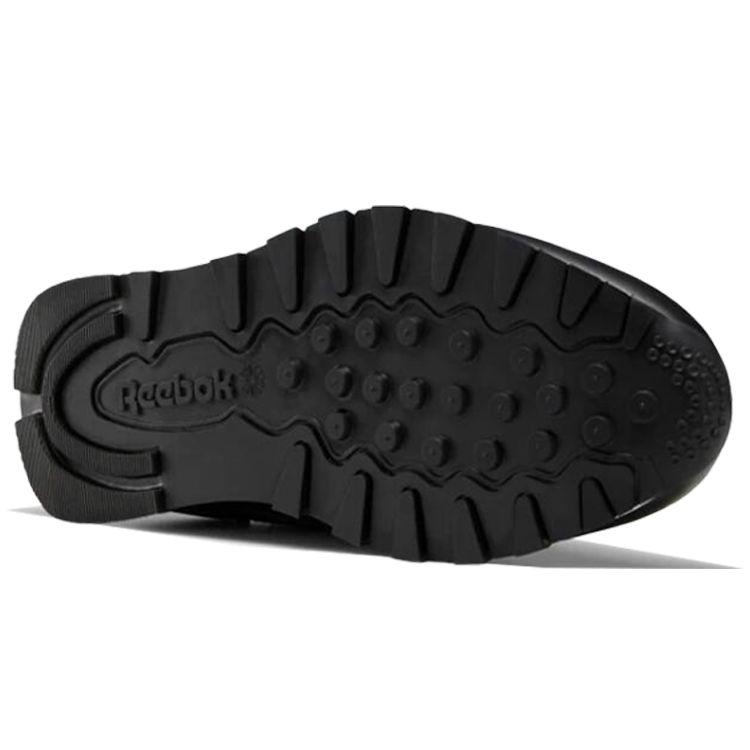 Reebok Classic Leather MU Black Toxic Yellow Unisex Sneakers Core-Black Footwear-White EF8835