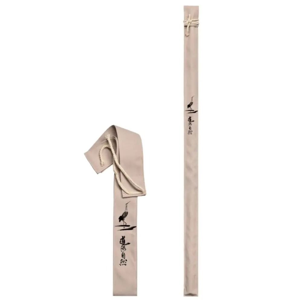 130cm Folding Fishing Bag Canvas Fishing Tackle Bag Crossbody Fishing Rod Bag  Utility Storage