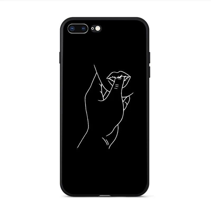 

Чехол для телефона «Любители поцелуев рука об руку» для iPhone Samsung Galaxy Redmi Xiaomi Oppo OnePlus Note SA 7 8 9 10 11 12 13 14 20 21 22 23 53 54 Pro Ultra iPhone 6 or 6S