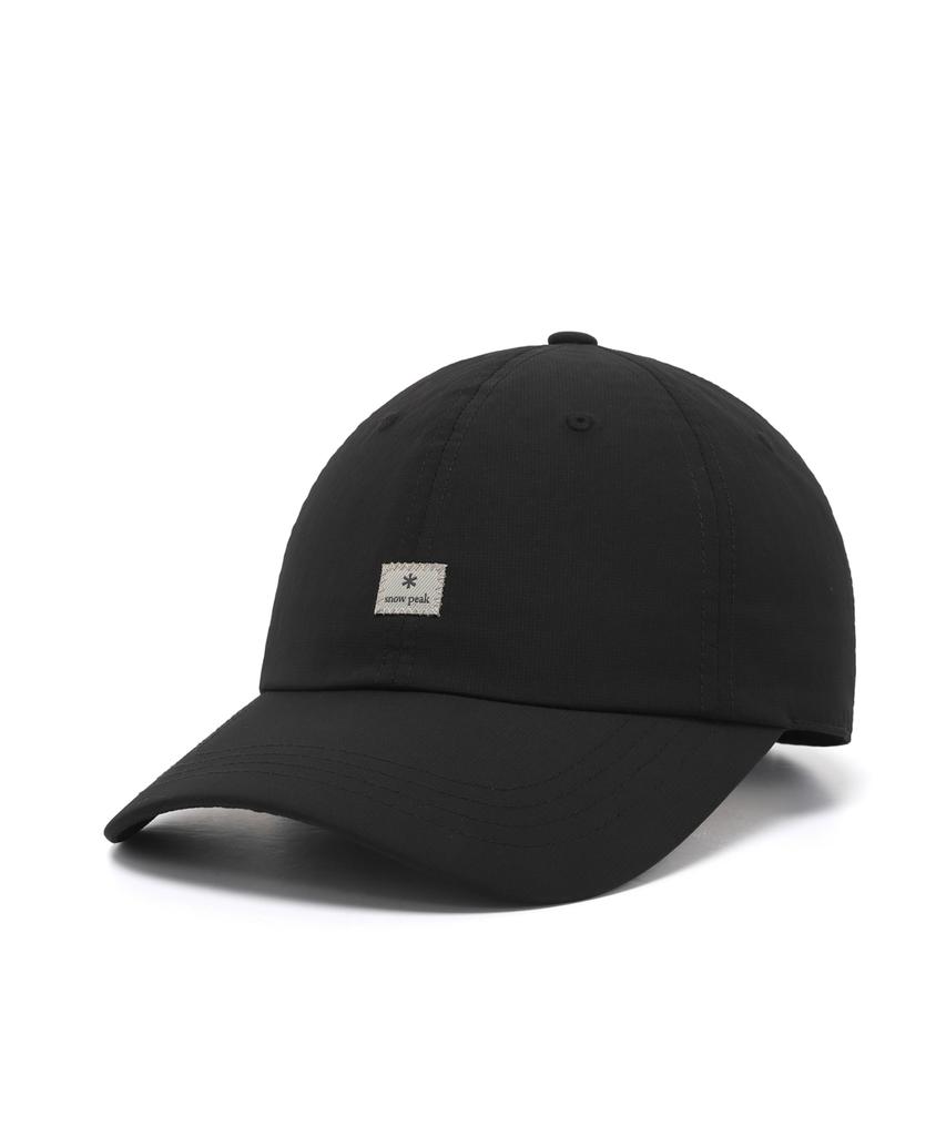 SNOWPEAK APPAREL Ecco Taslan Baseball Cap (S26Zufbc71) Black