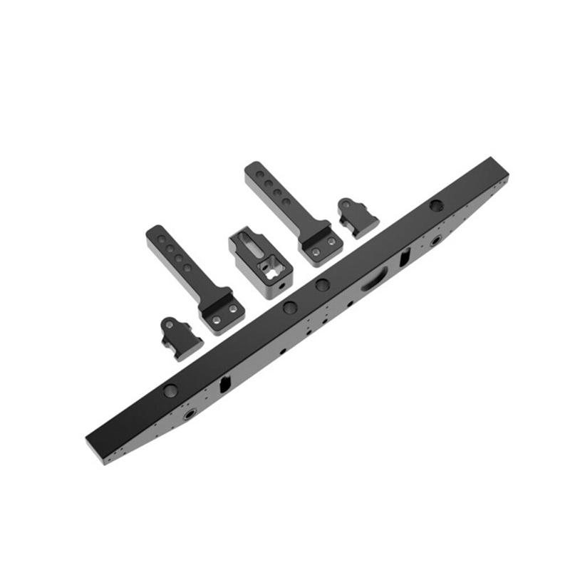 Cnc Aluminum Front  Rear Winch Bumper Set For 110 Rc Crawler Trx4 Traxxas