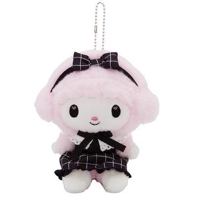 Nakajima Corporation My Melody Schwarzer Graph My Sweet Piano Maskottchen H12 x B12 x T9cm 215277-25