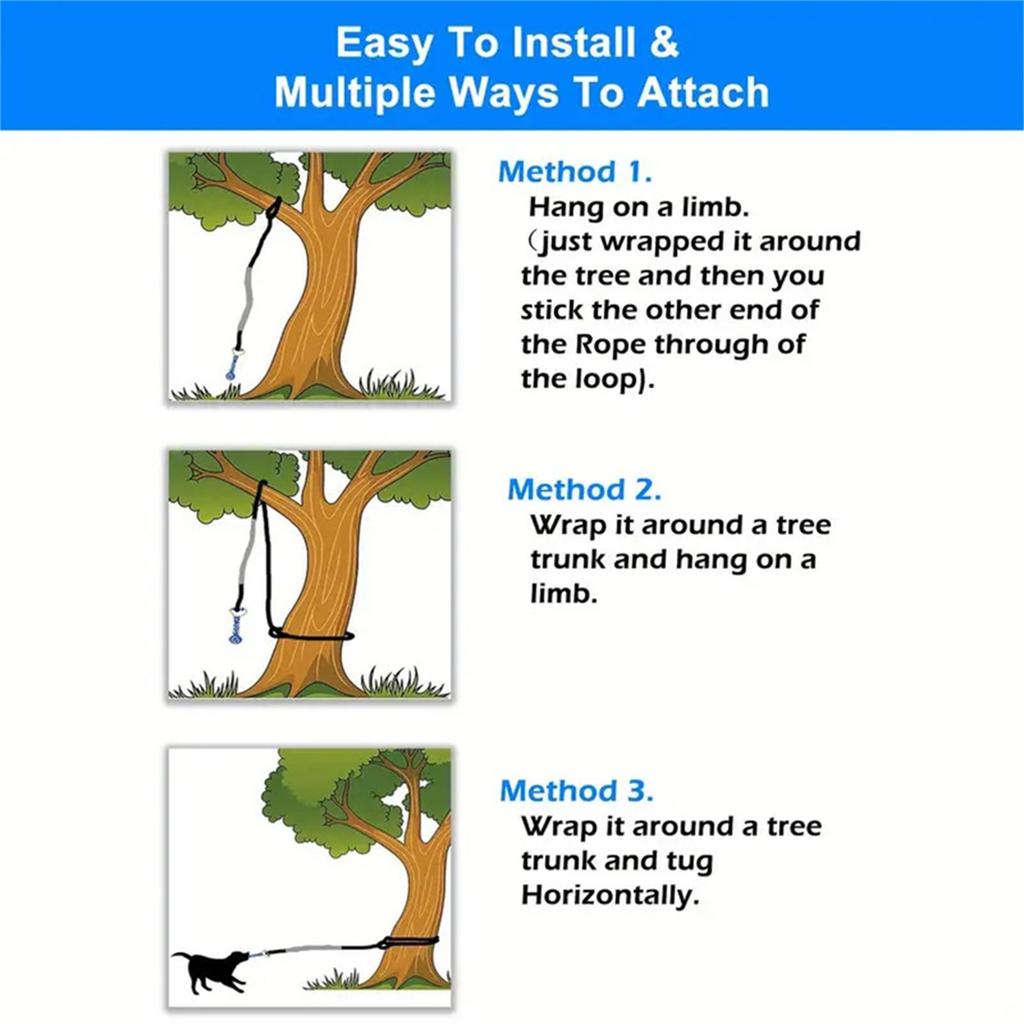 High Elasticity Pet Dog Tug Of War Toy, Interactive Grappling Ball, Pet Teeth Cleaning And Biting Cotton Rope Toy