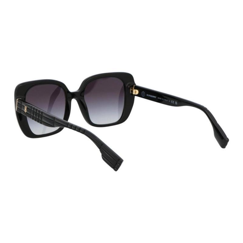 Burberry Statement Simple Casual Fashion Injection Molded Frame Square Sunglasses Women's Black