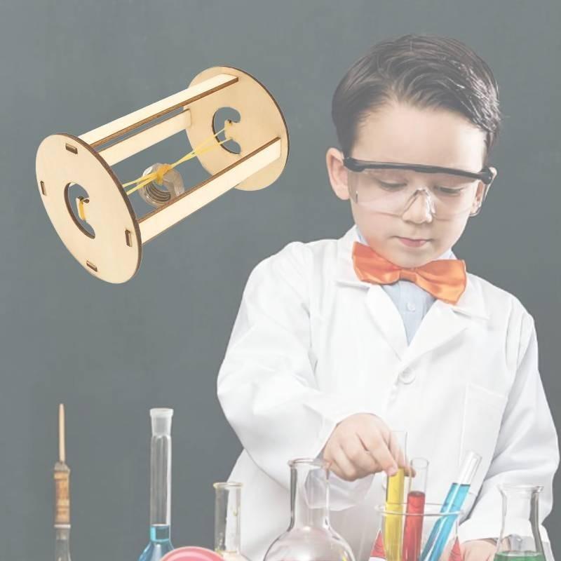Wooden Hook Wheel Stem Educational Science Experiment Toy For Toddlers And Elementary Students