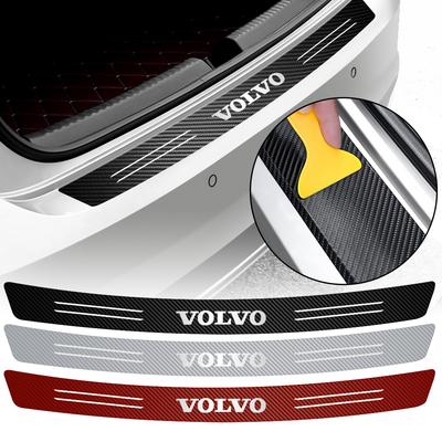 Adesivo Protettivo Paracolpi Posteriore del Bagagliaio dell'Auto Antigraffio in Fibra di Carbonio per XC90 C30 T6 S60 C70 XC40 V40 XC70 V70 V60 V50