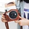 Protective PU Leather Camera Case Bag with Strap for Fujifilm Instax Mini 70 (Brown)