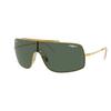 Ray Ban Wings Iii Dark Green Shield Unisex Sunglasses Rb3897 001 71 136