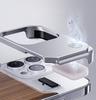 For iPhone 15 Pro Case Aluminium Alloy+Walnut Aromatherapy Protective Phone Cover