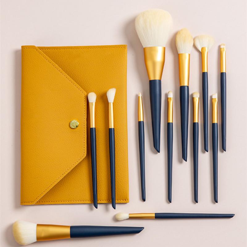 Grapewood Soft Bristle Eye Makeup Brush Set: Eyeshadow, Blush & Powder Brushes