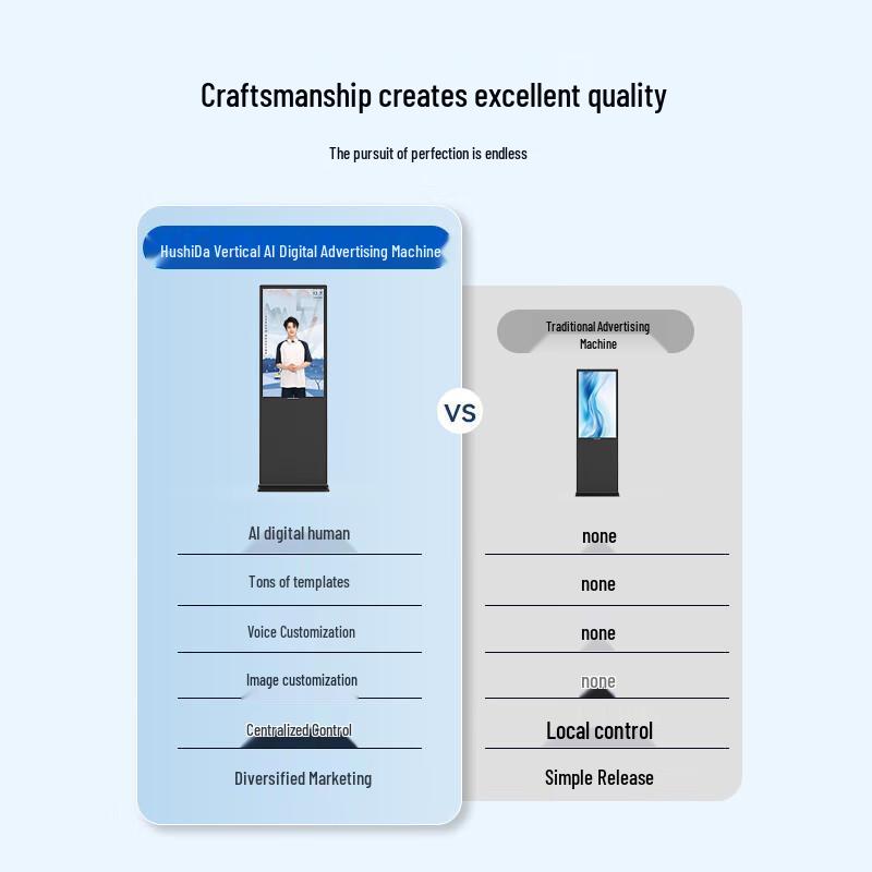 HUSHIDA 43-inch Android Standing Digital Signage Display (CN Version)
