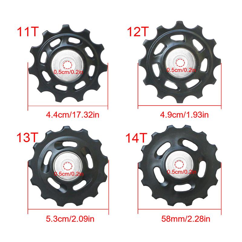 11T-14T Bearing Jockey Wheel Sram Repair Kit Bicycle Guide Wheel for Enhanced Cycling Road Bike Rear Derailleur Pulley Roller